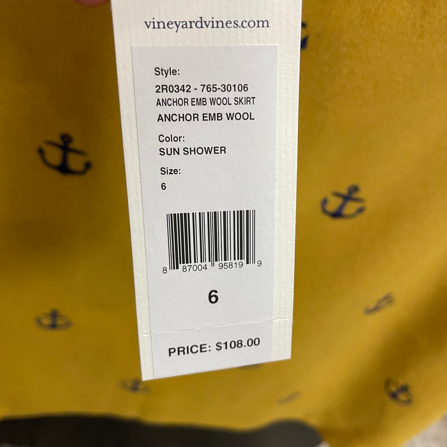 NWT Vineyard Vines Skirt Size 6