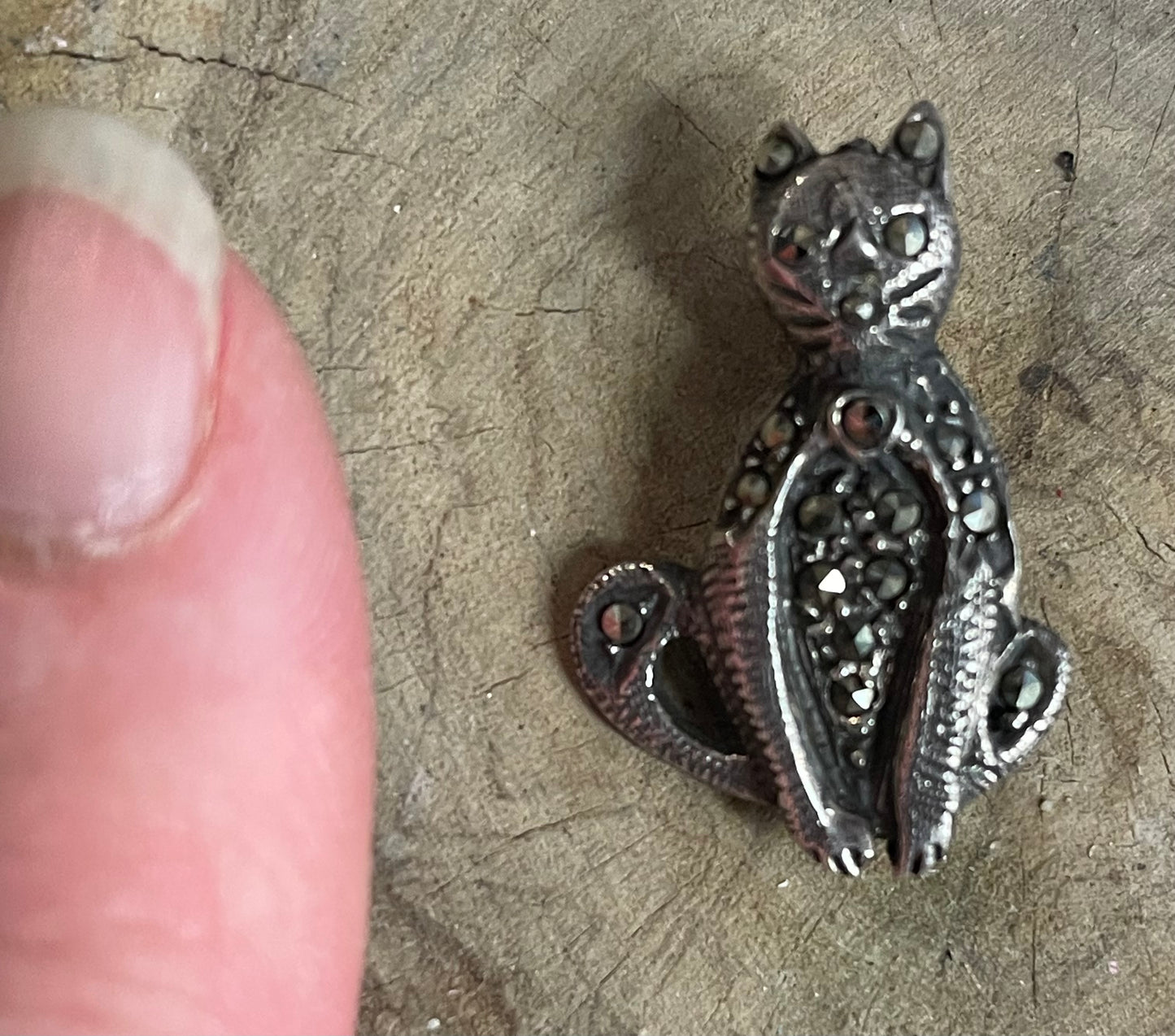 Silver Cat Pendant