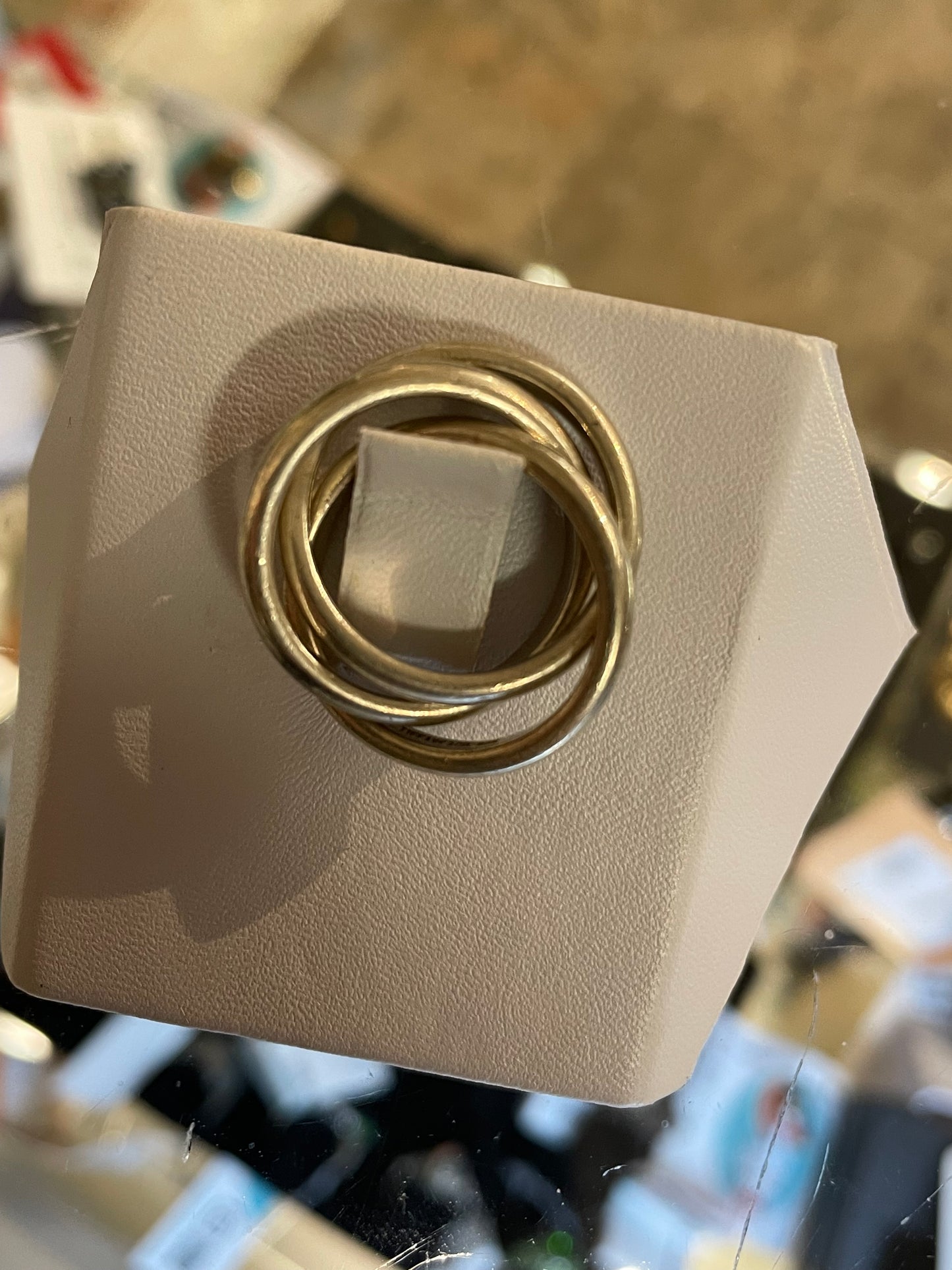 Tiffany & Co. Interlocking Triple Band Ring - silver
